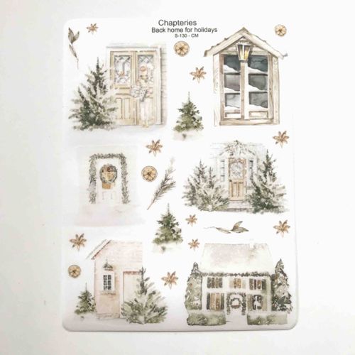 Chapteries Stickers - Back Home for the Holidays