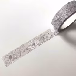 Chapteries Washi Tape - Pencil Flowers W-005 15mm