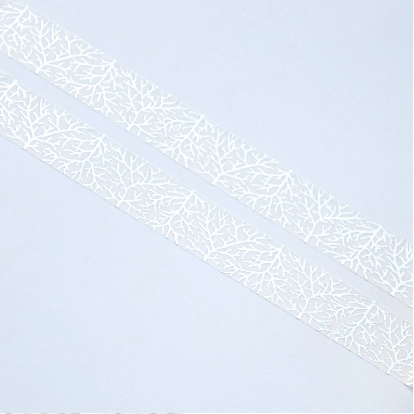 Washi Tape Willwa - Crystal Trees White 15 mm