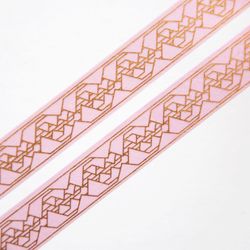 Washi Tape Willwa - Golden Reflection Pink 15 mm