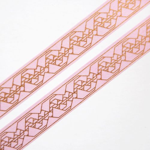 Washi Tape Willwa - Golden Reflection Pink 15 mm