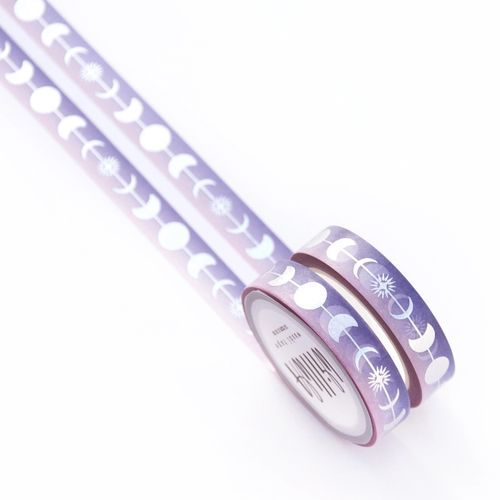 Washi Tape Willwa - Silver Luna 10 mm