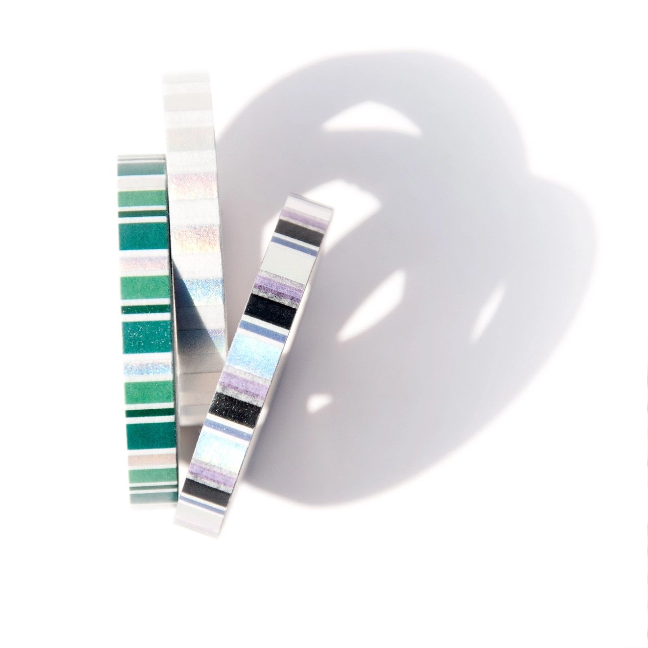 Washi Tape Willwa - Holo Stripes Slim set 6mm