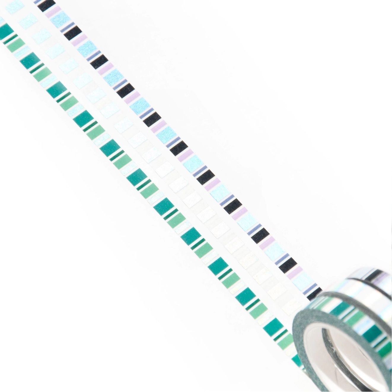 Washi Tape Willwa - Holo Stripes Slim set 6mm