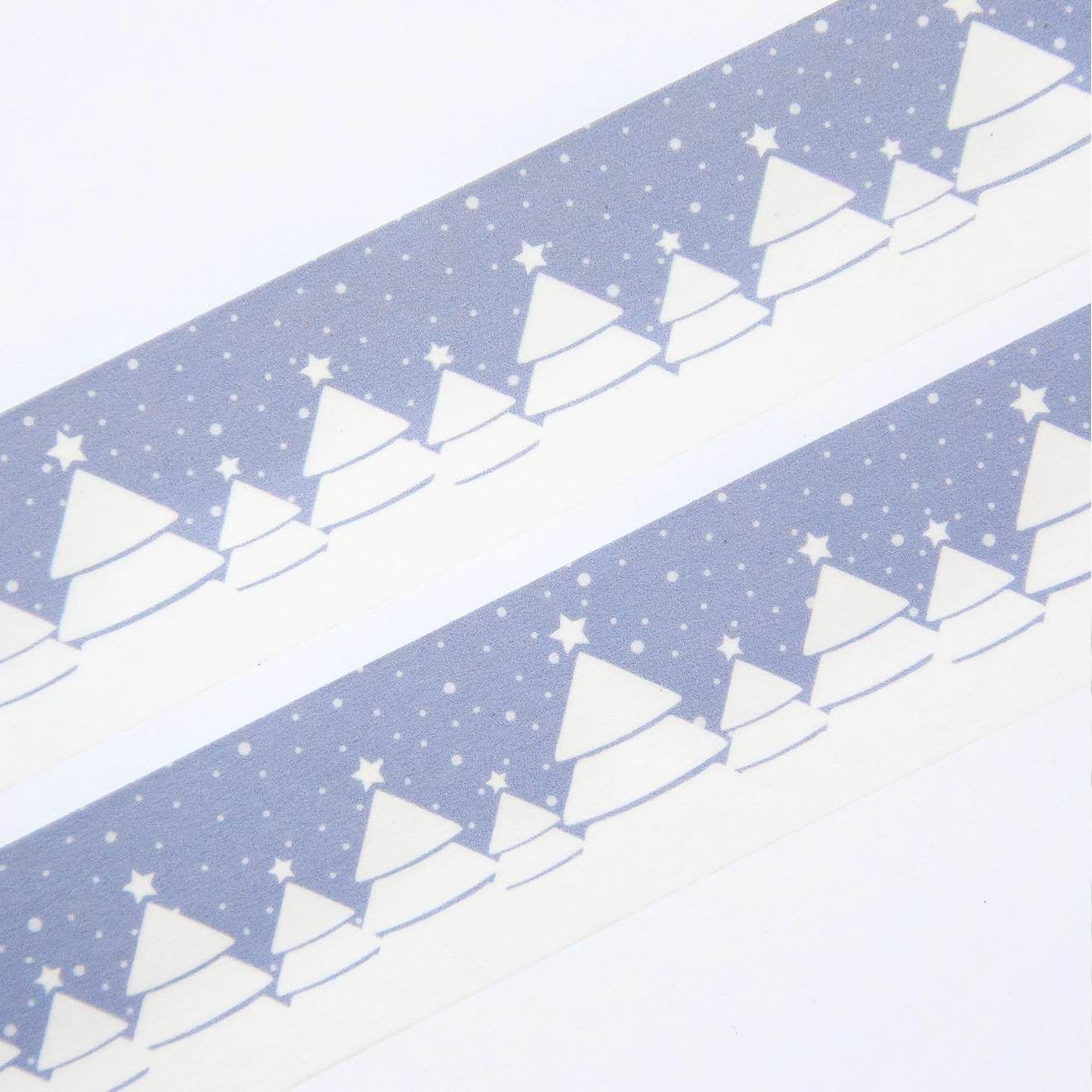 Washi tape Willwa - Snowy Winter Forest 30 mm