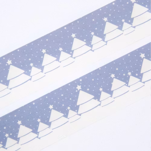 Washi tape Willwa - Snowy Winter Forest 30 mm