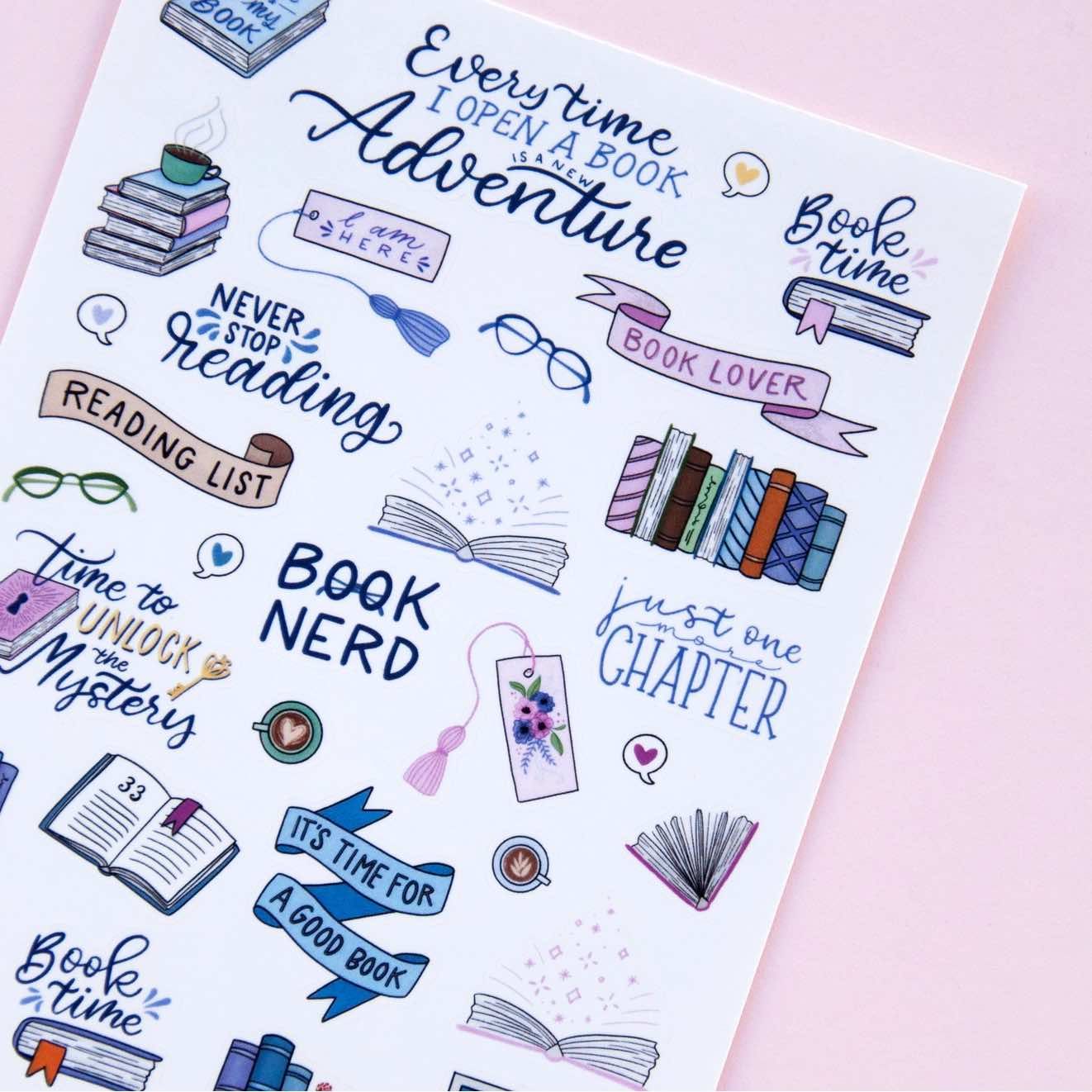 Stickers Willwa - Time with My Books