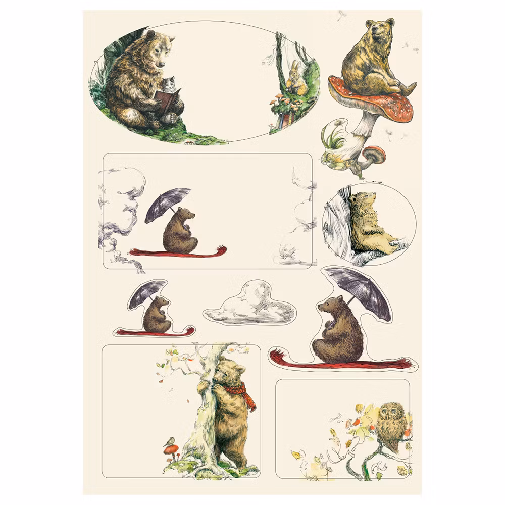 Brevpapper Roger la Borde - Flying Bear