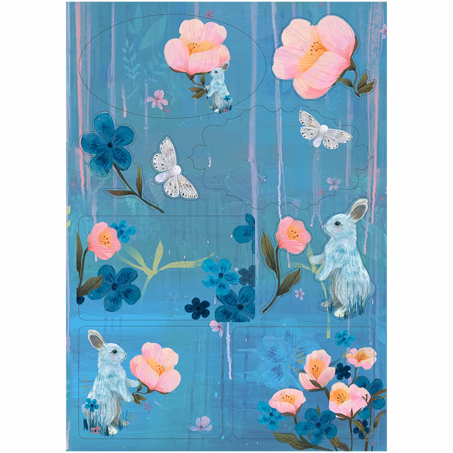 Brevpapper Roger la Borde - Dreamland Rabbit