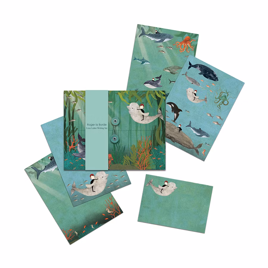 Brevpapper Roger la Borde - Whale Song