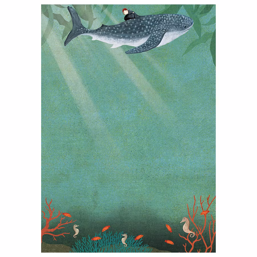 Brevpapper Roger la Borde - Whale Song