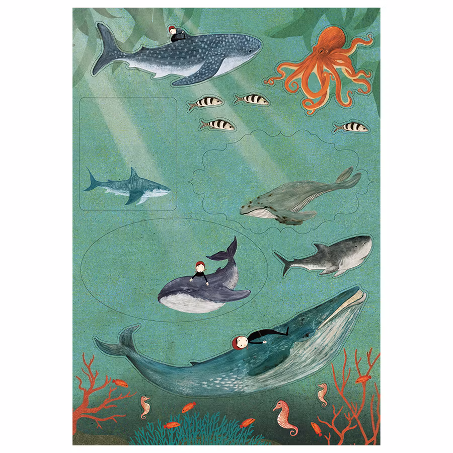 Brevpapper Roger la Borde - Whale Song