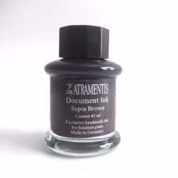 De Atramentis Document Ink - Sepia Brown 45 ml