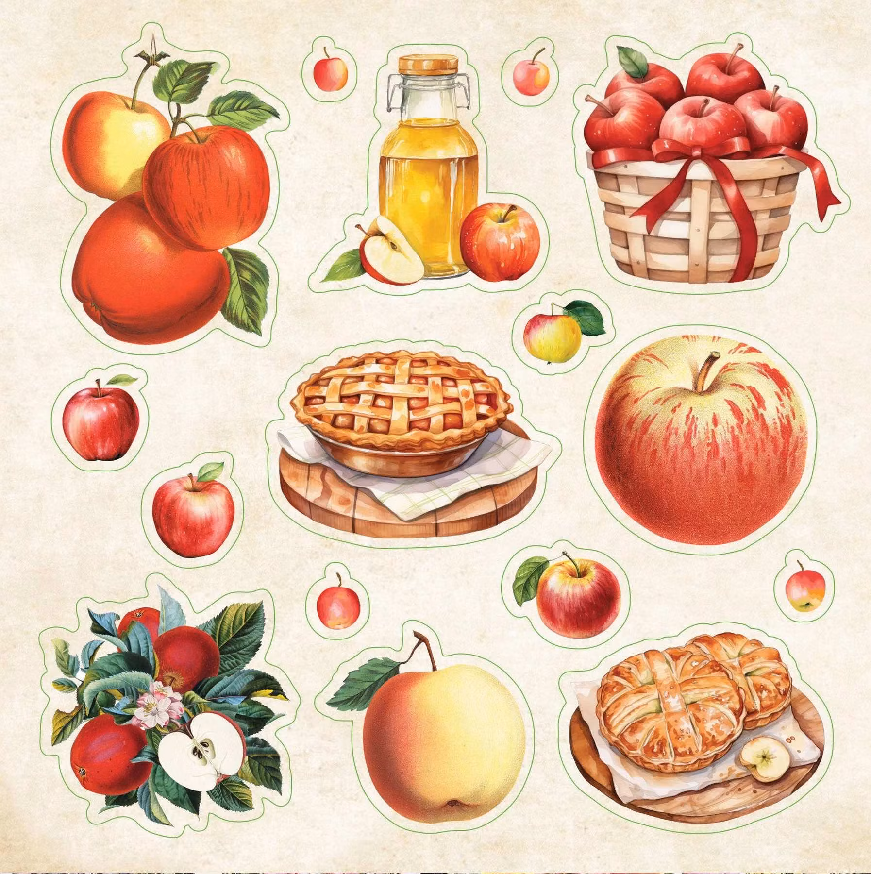 Stickersbok Cottagecore (650 stickers)