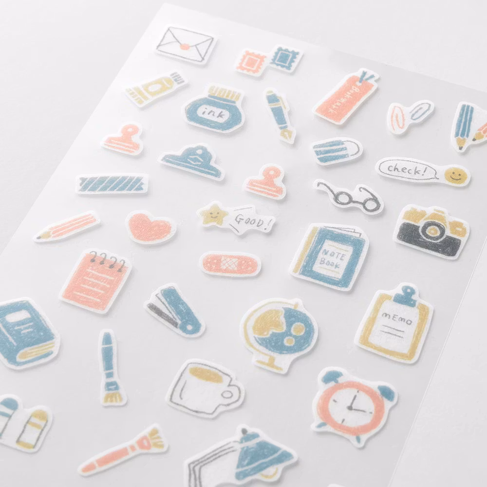 Midori Sticker Two Sheets Stationery