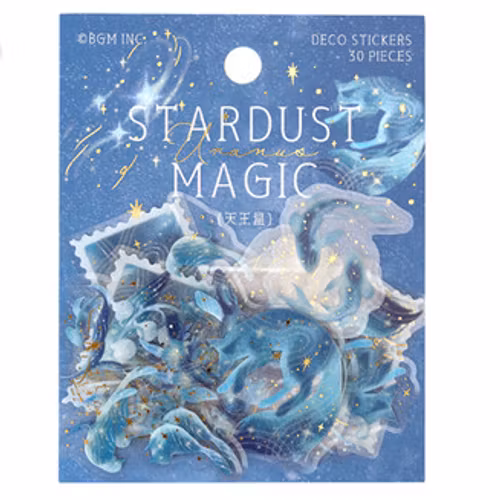 BGM Stickers Clear Stickers Stardust Magic Uranus