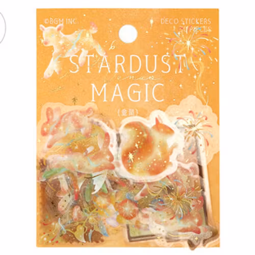 BGM Stickers Clear Stickers Stardust Magic Kinstar