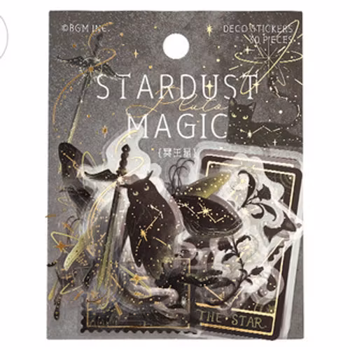 BGM Stickers Clear Stickers Stardust Magic Pluto