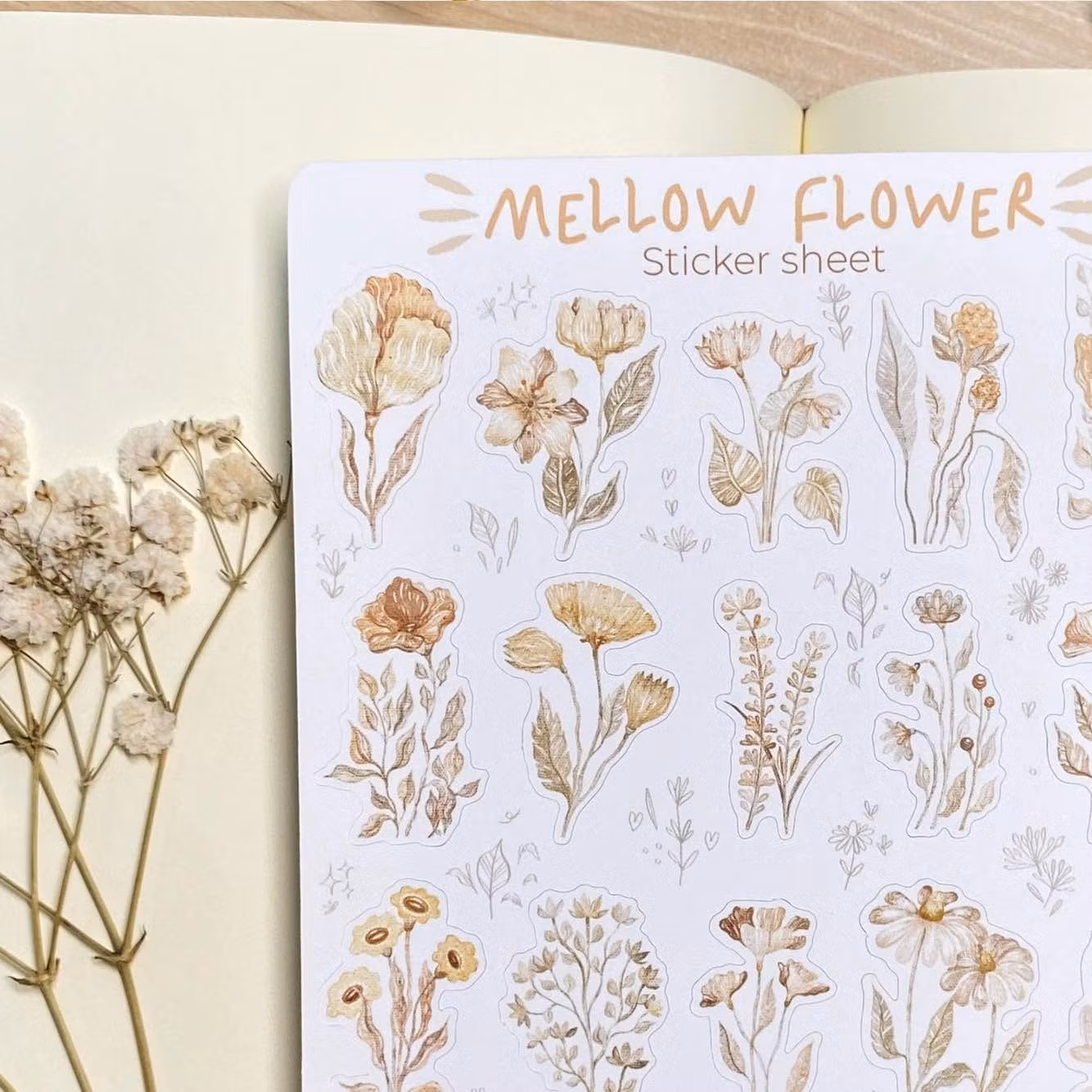 Stickers Lettoon - Mellow Flower