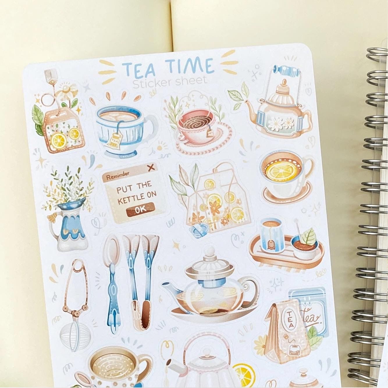 Stickers Lettoon - Tea Time