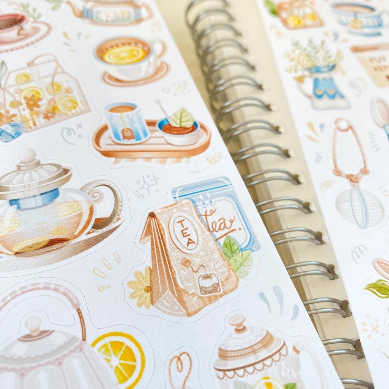 Stickers Lettoon - Tea Time