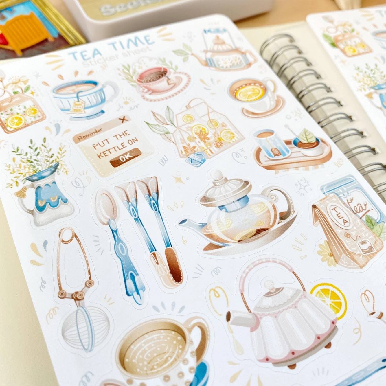 Stickers Lettoon - Tea Time