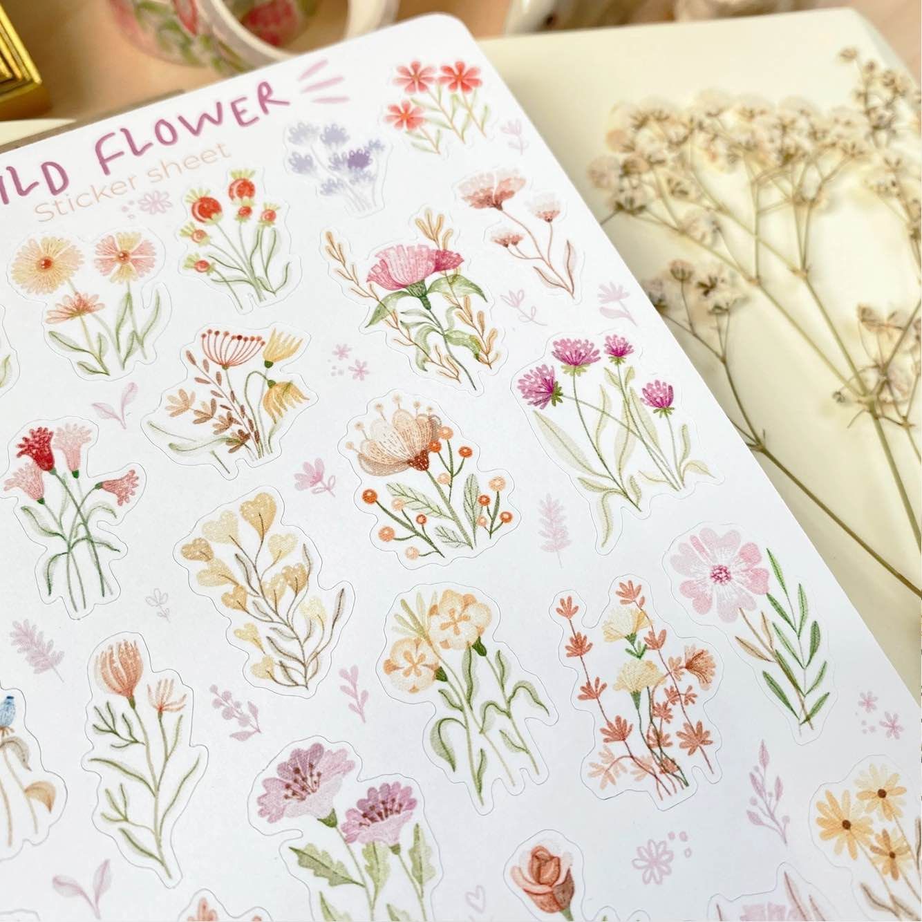 Stickers Lettoon - Wild Flower