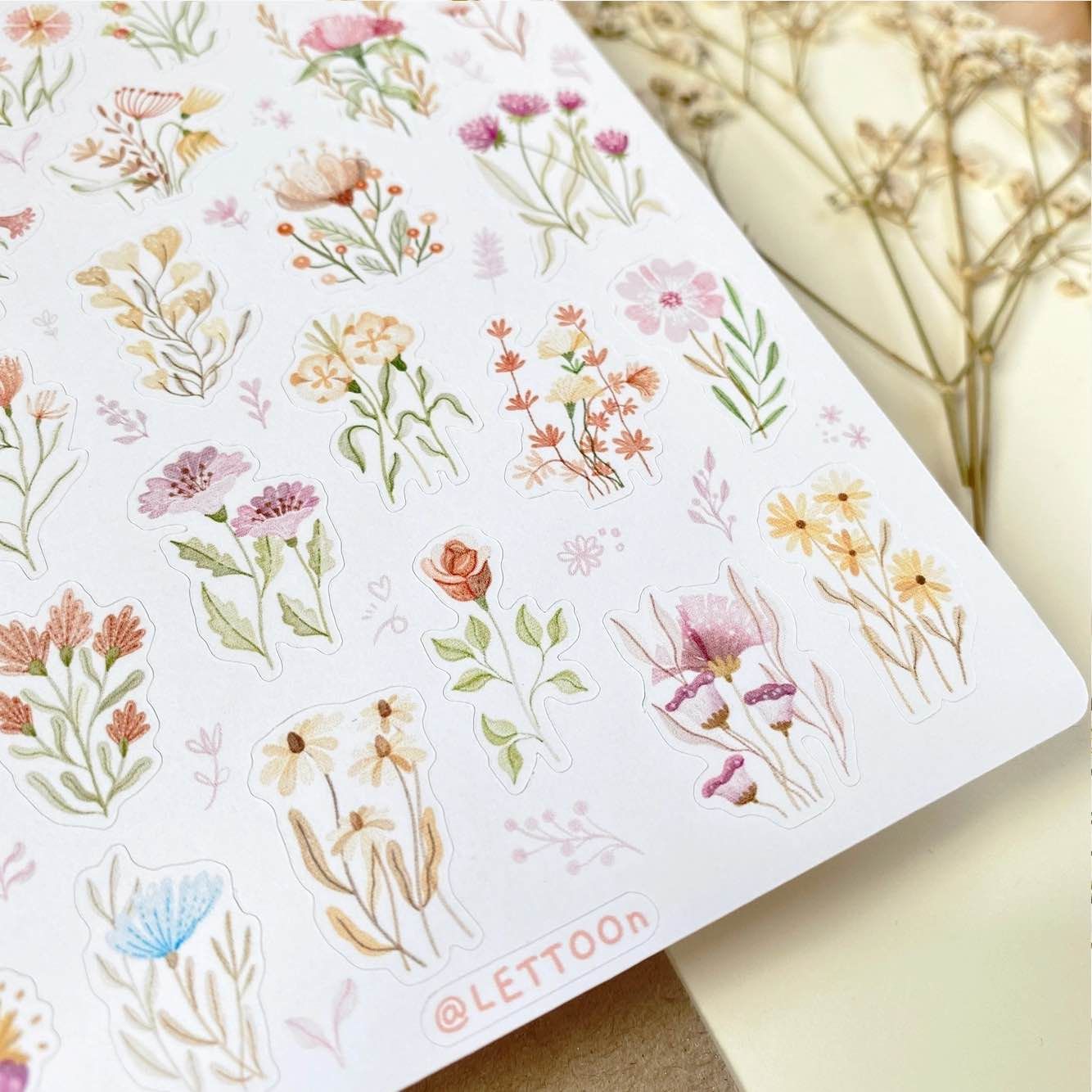 Stickers Lettoon - Wild Flower