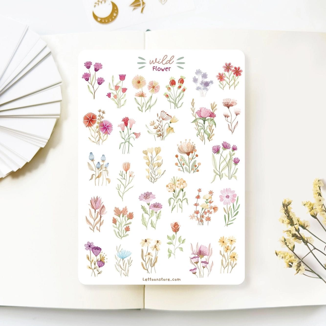 Stickers Lettoon - Wild Flower