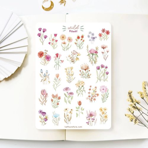 Stickers Lettoon - Wild Flower