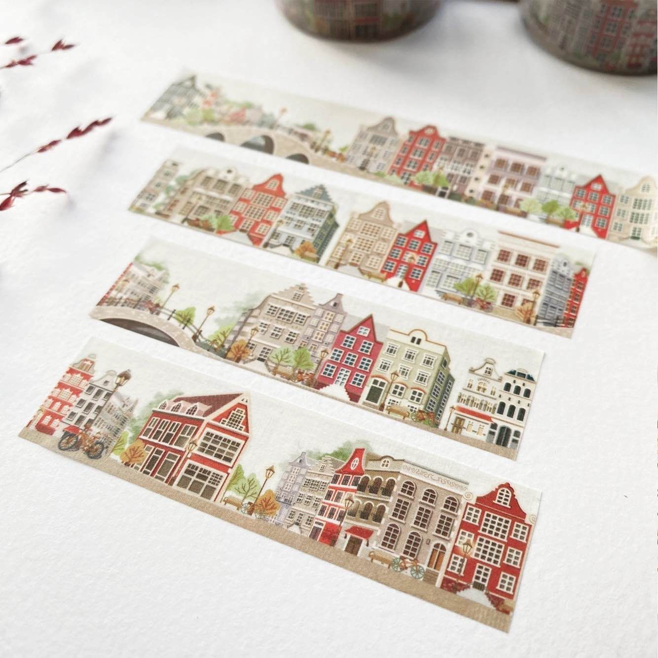 Washi tape Lettoon - Amsterdam 20 mm