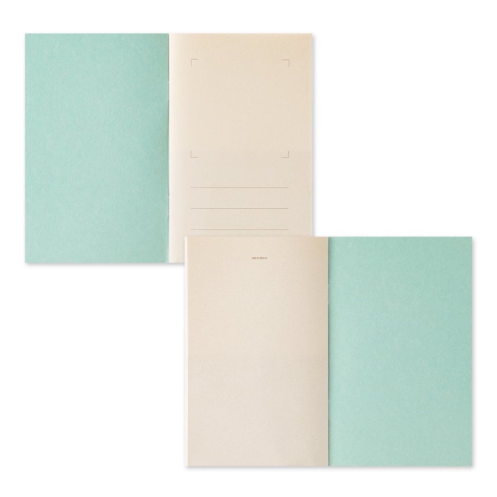 Midori Sticker Book with Pocket Light Blue
