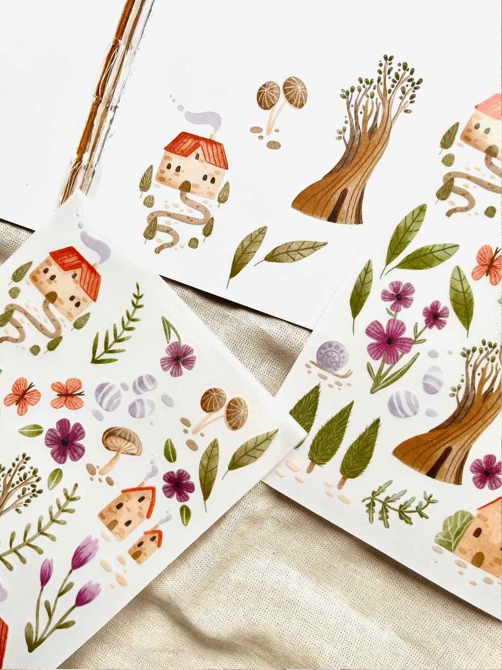 Rub-on Stickers Nikki Dotti - Garden