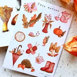 Washi Stickers Nikki Dotti - Cozy Autumn