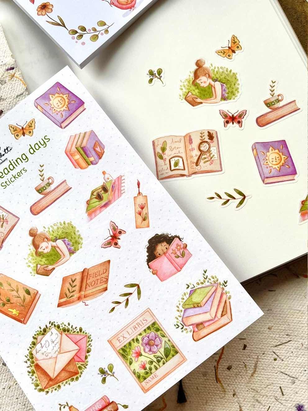 Washi Stickers Nikki Dotti - Sunny Reading Days