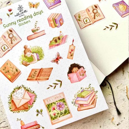 Washi Stickers Nikki Dotti - Sunny Reading Days