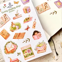 Washi Stickers Nikki Dotti - Sunny Reading Days