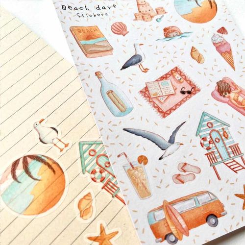 Washi Stickers Nikki Dotti - Beach Days