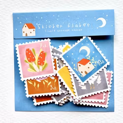 Sticker Flakes Nikki Dotti - Simple Postage Stamps
