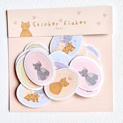 Sticker Flakes Nikki Dotti - Cats