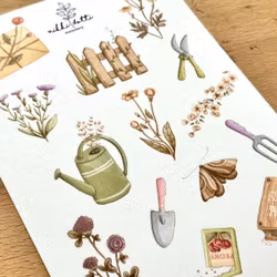 Washi Stickers Nikki Dotti - Summer Garden