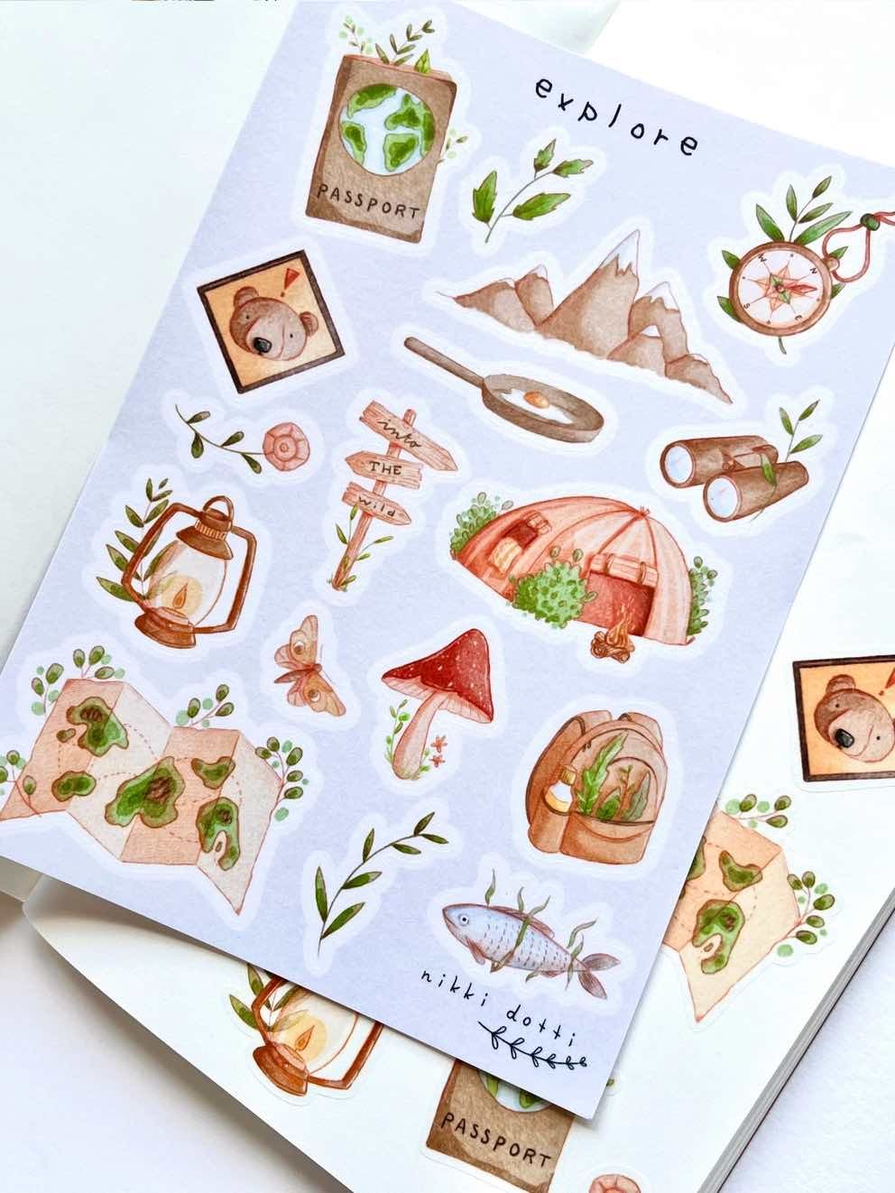 Washi Stickers Nikki Dotti - Explore