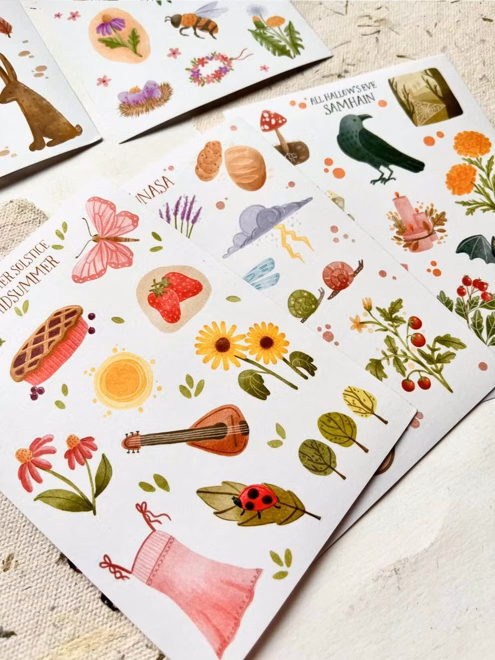 Washi Stickers Nikki Dotti - Wheel of the Year (8 sheets)