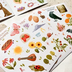 Washi Stickers Nikki Dotti - Wheel of the Year (8 sheets)