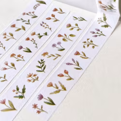 Washi tape Nikki Dotti - Flowers 15 mm