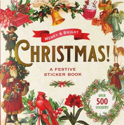 Sticker Book Merry & Bright Christmas!  (500 stickers)