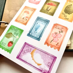 Washi Stickers Nikki Dotti - Tickets