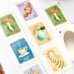 Washi tape Nikki Dotti - Cozy Postage Stamps 25 mm
