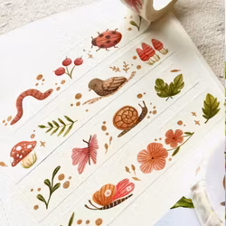 Washi tape Nikki Dotti - Forest 15 mm