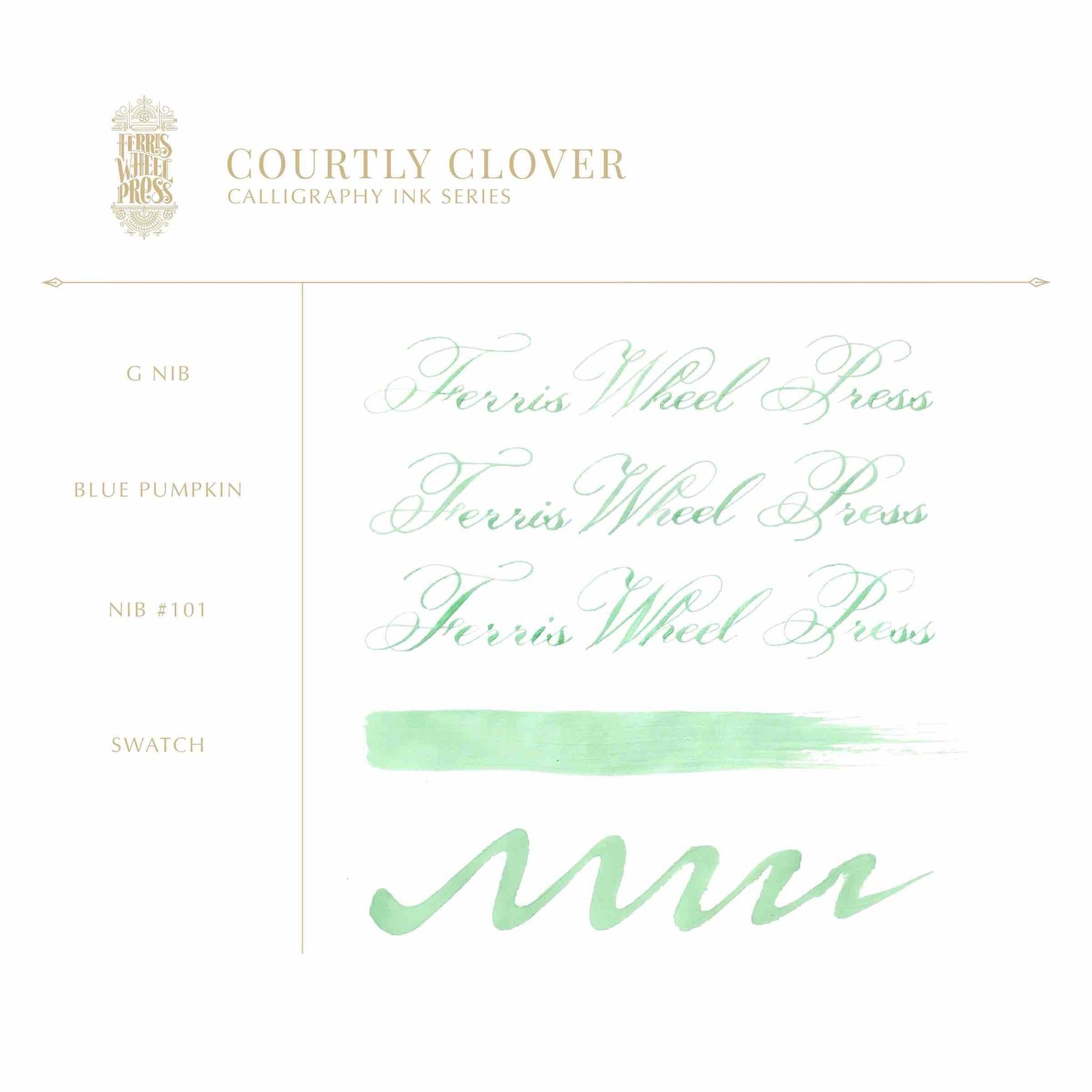 Ferris Wheel Press Calligraphy Ink - Courtley Clover 28 ml